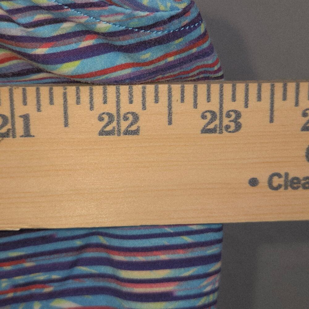 Bugatchi Polo Shirt Mens Large Blue Multicolor Striped Golf Casual Stretch - Picture 9 of 10